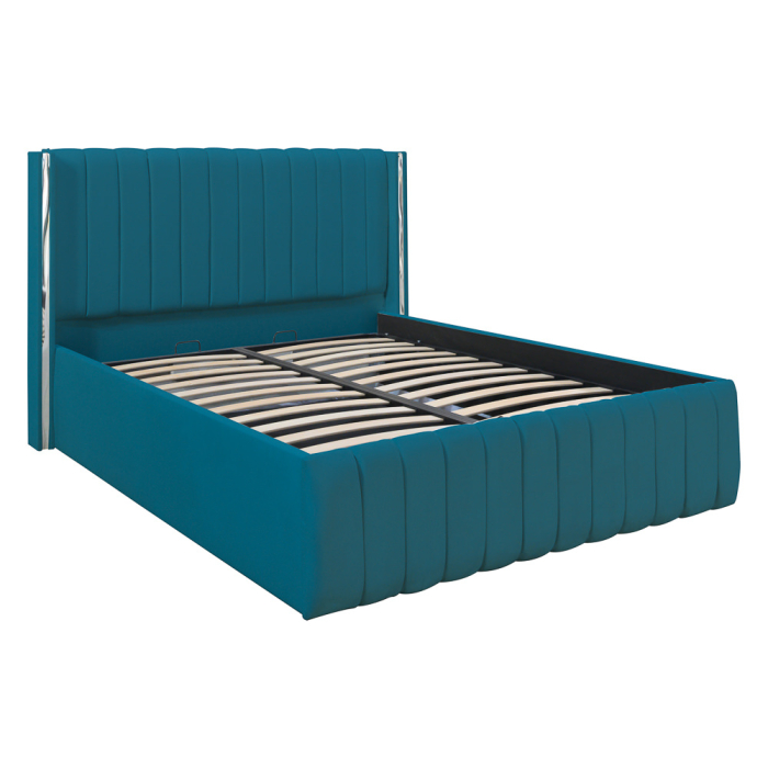 Pat Cairo New Bandă Argintie 140x200 cu Somieră Rabatabilă [5]