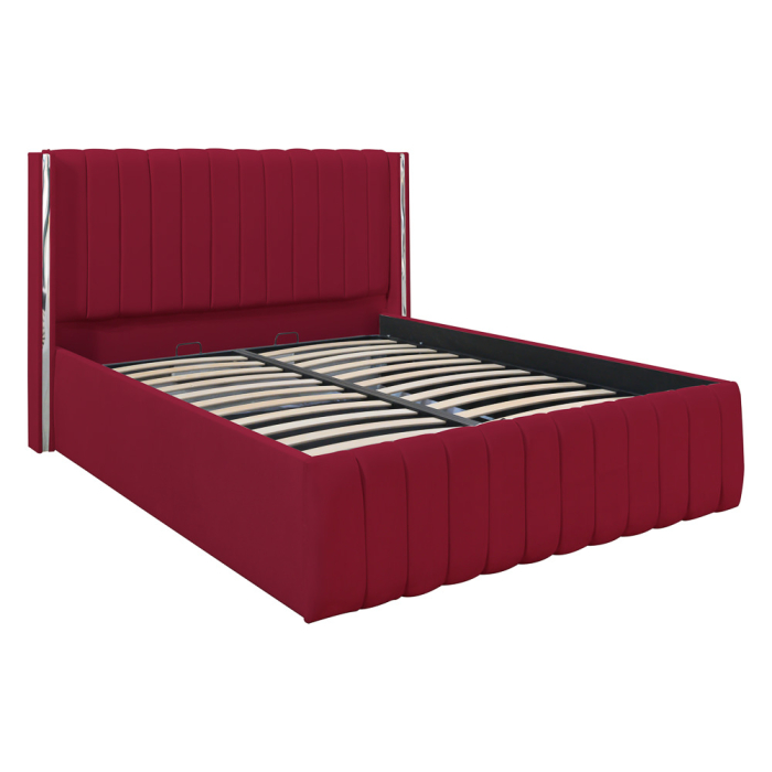 Pat Cairo New Bandă Argintie 160x200 cu Somieră Rabatabilă [5]