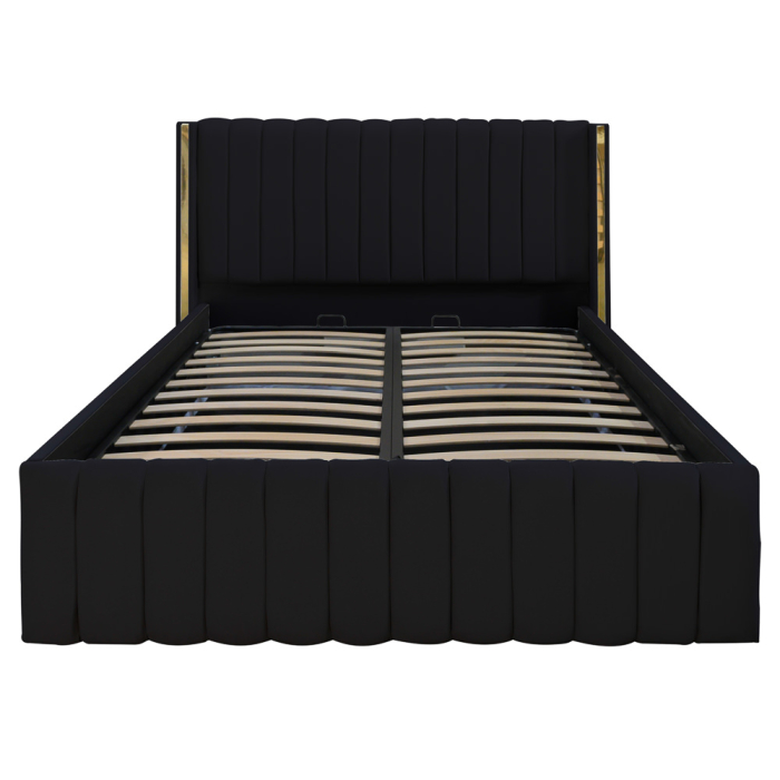 Pat Cairo New Bandă Aurie 160x200 cu Somieră Rabatabilă [2]