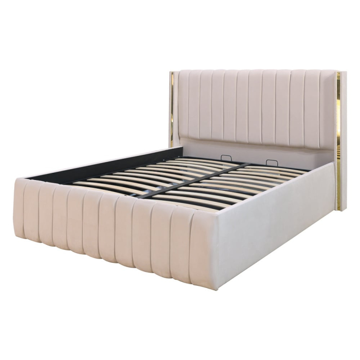 Pat Cairo New Bandă Aurie 160x200 cu Somieră Rabatabilă [5]