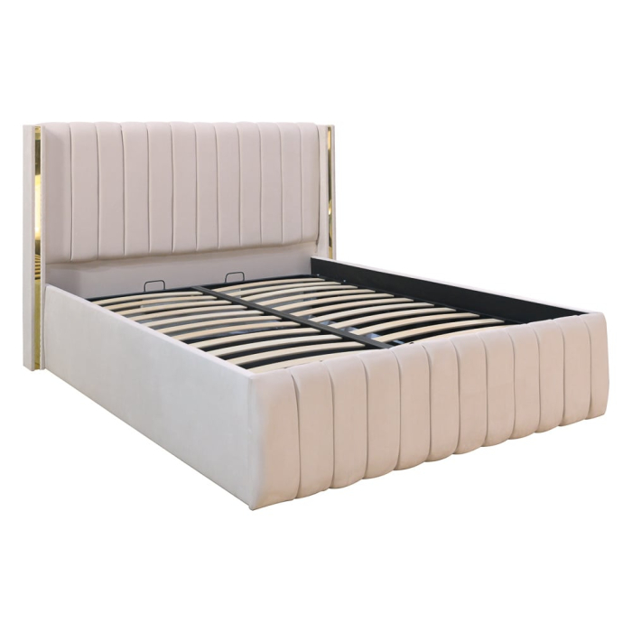 Pat Cairo New Bandă Aurie 160x200 cu Somieră Rabatabilă [1]