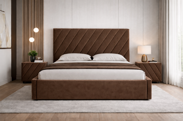 Set Pat Prestige cu Noptiere Tapițate [2]