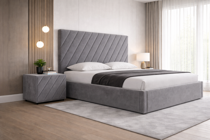 Set Pat Prestige cu Noptiere Tapițate [2]