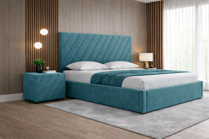 Set Pat Prestige cu Noptiere Tapițate [10]