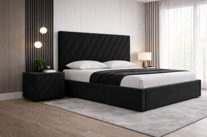 Set Pat Prestige cu Noptiere Tapițate [14]