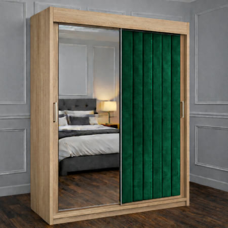 DRESSING/DULAP - Dressing Cairo Wenge Tapițat 150x200