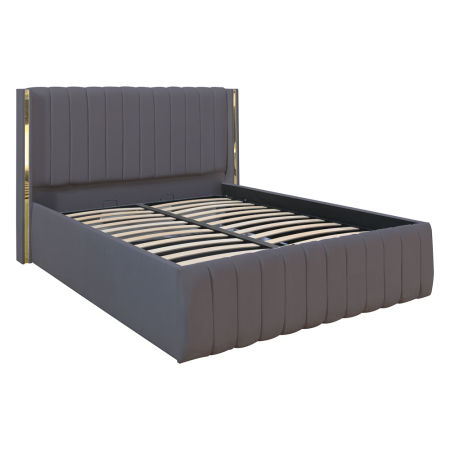 Pat Cairo New Bandă Aurie 140x200 cu Somieră Rabatabilă