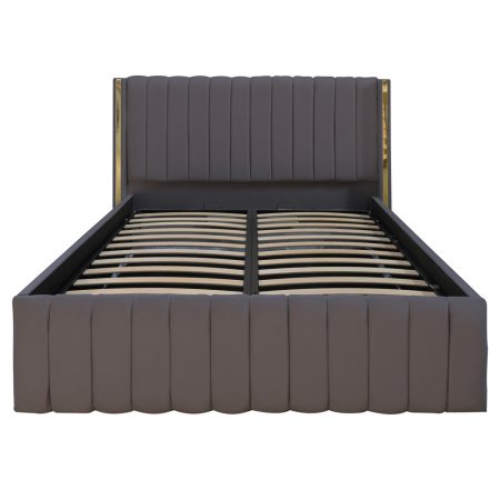 Pat Cairo New Bandă Aurie 160x200 cu Somieră Rabatabilă [1]