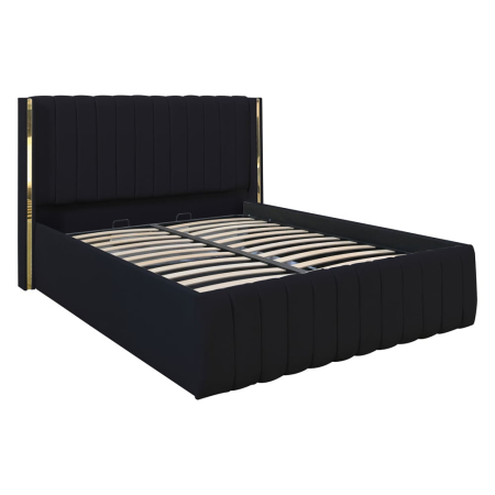 Pat Cairo New Bandă Aurie 160x200 cu Somieră Rabatabilă