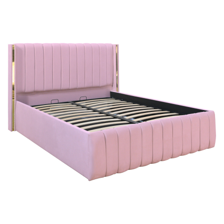 Pat Cairo New Bandă Aurie 160x200 cu Somieră Rabatabilă