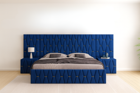 Pat Maldive Tapițat Cu Extensie