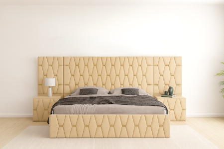 PATURI TAPITATE - Pat Maldive Tapițat Cu Extensie