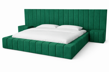 Pat Montreal Cu Extensie Tapițat cu Noptiere