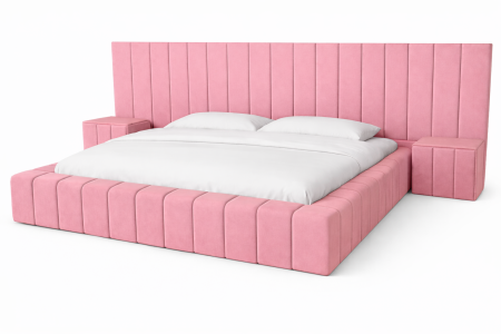 Pat Montreal Cu Extensie Tapițat cu Noptiere