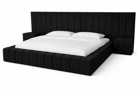 Pat Montreal Cu Extensie Tapițat cu Noptiere