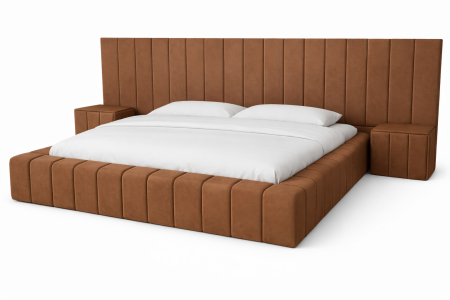 Pat Montreal Cu Extensie Tapițat cu Noptiere