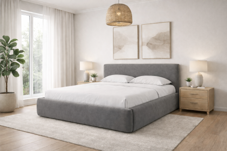 PATURI TAPITATE CU SOMIERA RABATABILA - Pat Soft Tapitat Premium