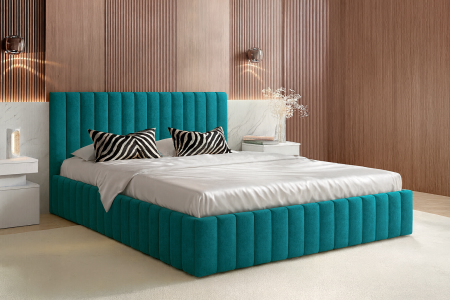 Pat Velvet Tapițat Premium 160x200
