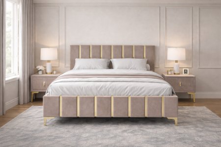 Set Pat Lux New cu Noptiere Tapițate [1]