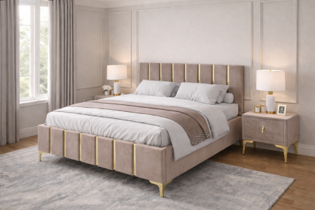 SET PAT CU NOPTIERE - Set Pat Lux New cu Noptiere Tapițate