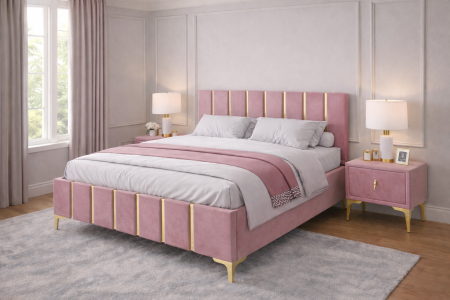 COLECTII - Set Pat Lux New cu Noptiere Tapițate