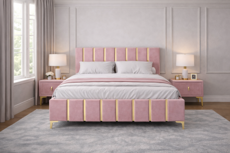 Set Pat Lux New cu Noptiere Tapițate [1]