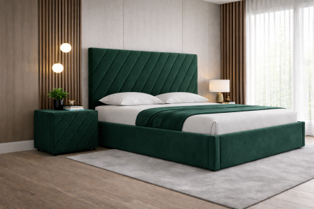 Set Pat Prestige cu Noptiere Tapițate [5]
