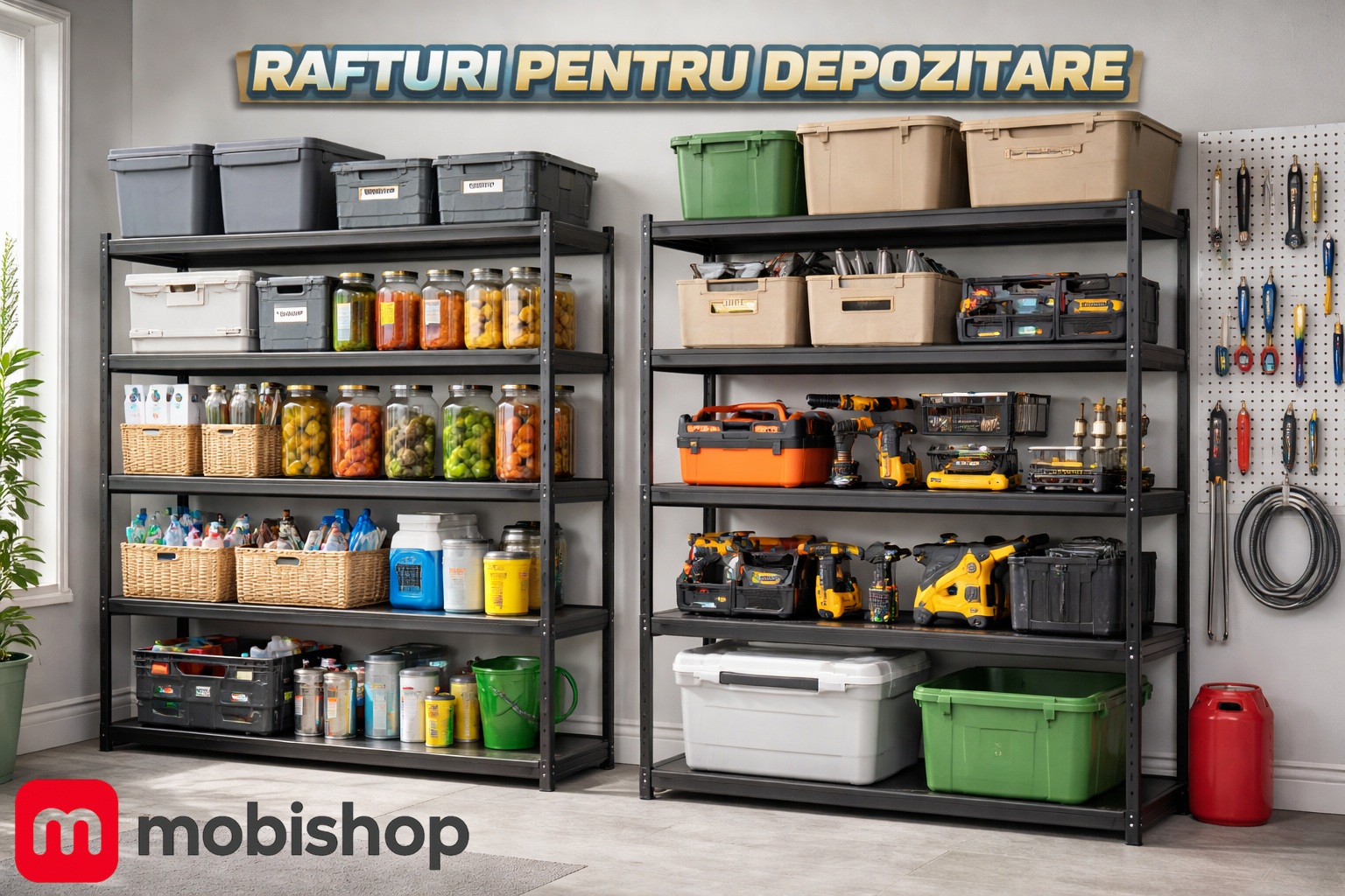 Rafturi pentru depozitare