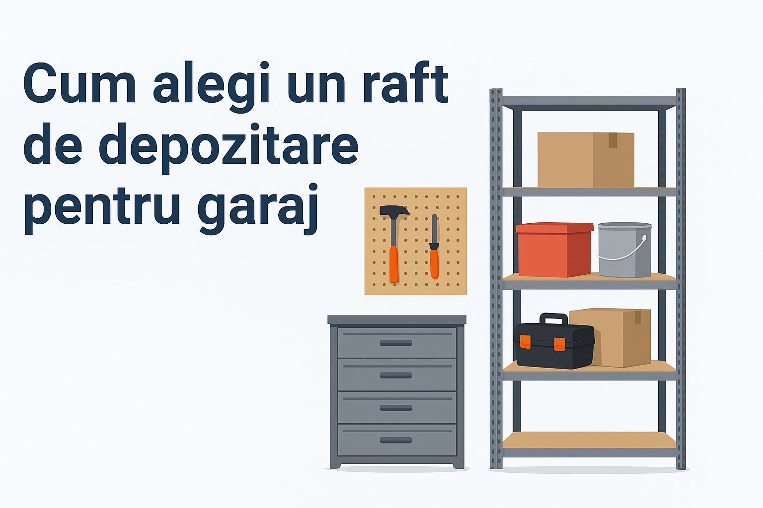 Cum alegi un raft de depozitare pentru garaj