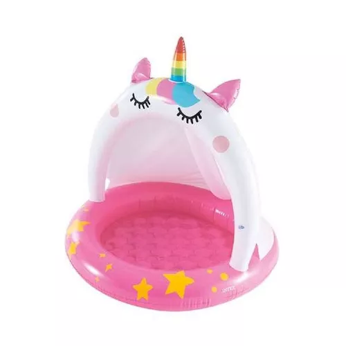 Piscină gonflabilă pentru copii cu baldachin „Unicorn” 102х102 cm, 45 L,  1-3 ani [3]