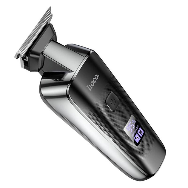 Mașină de tuns electrică Hoco HP23 cu gravură tip diamant, 600mAh, 7000RPM, LED, 3 piepteni [1]