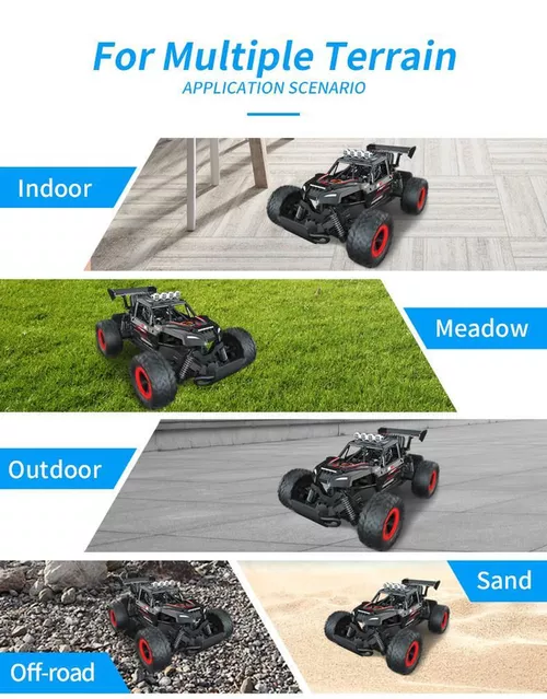 JJR/C 2.4G RC Racing Off-Road Truck Q102, Red [5]