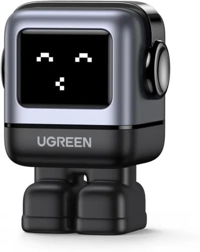 UGREEN Robot GaN Tech Fast Charger USB-A+2*USB-C 65W, Black [1]