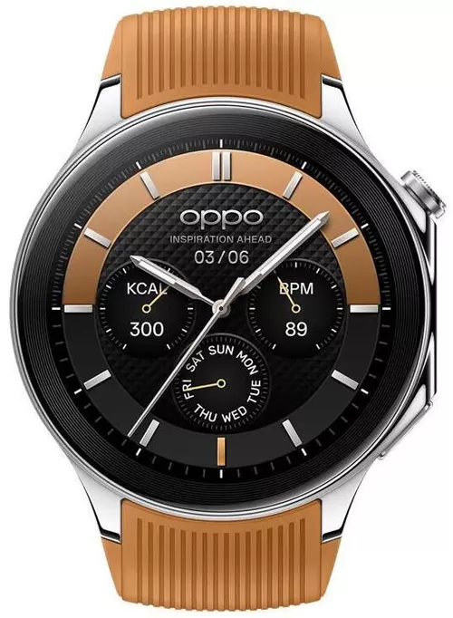 Умные часы OPPO Watch X, AMOLED, 2GB RAM, 32GB, GPS, IP68, до 12 дней работы, Коричневые [2]