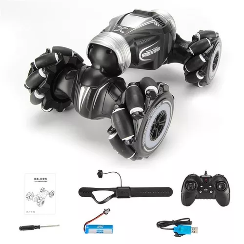 Mașină RC cascadorii JJR/C 2.4G cu control prin gesturi Q107, Negru [3]
