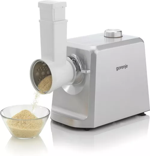 Meat mIncer Gorenje MG2502SJXPutere:  2500 WMaterialul carcasei:  Metal, Plastic Capacitatea de mărunșire :  2,4 kg/mProtecție la suprasarcinăAccesoriu pentru cârnațiStorcător pentru fructe și legume [4]