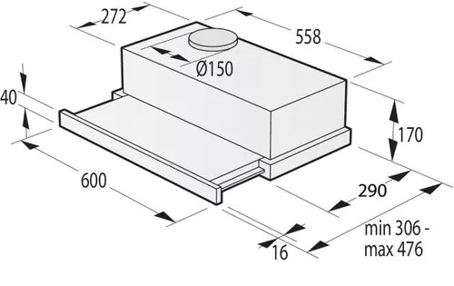 Hood Gorenje TH60E3B [3]