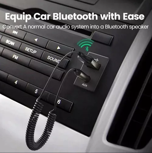 Адаптер аудио UGREEN Bluetooth V5.0 Receiver CM309 USB-A & 3.5mm, Черный [2]