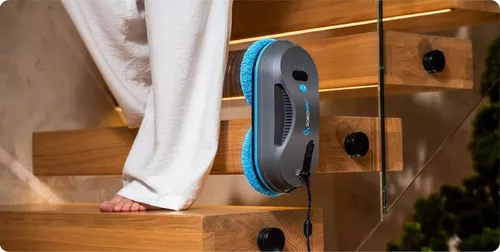 Робот для чистки окон Roboway RW-1, всасывание 4000 Па, управление через Wi-Fi, влажная уборка [4]