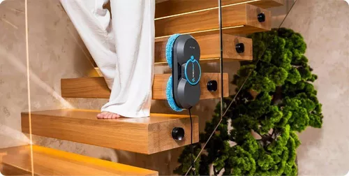 Robot pentru curățarea geamurilor Roboway RW-1 PRO, aspirare 5600 Pa, control Wi-Fi, curățare uscată și umedă [4]