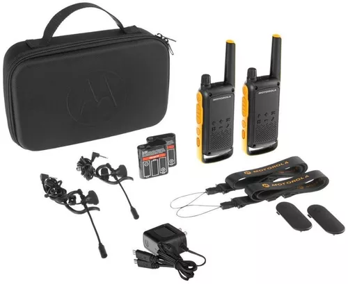Motorola Walkie-Talkie TalkAbout T82 Extreme Rsm, Twin, IPx2, 16 Channels, 10km, Black [1]
