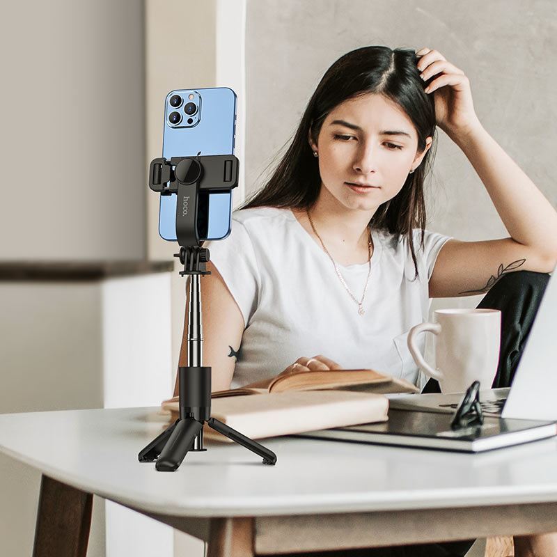 K17 Figure – Suport mini portabil pentru live streaming, fotografie și selfie-uri, cu Bluetooth și design ultra-compact [5]