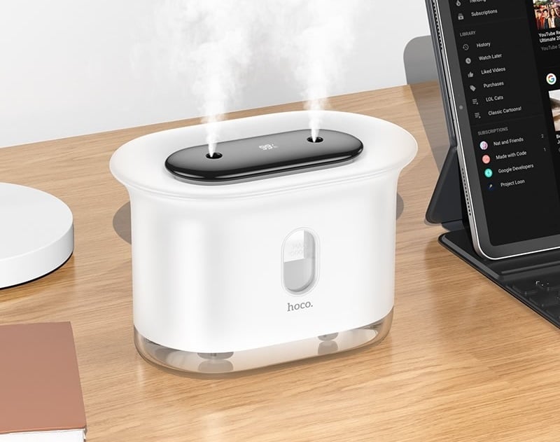 DI45 Monsoon – Umidificator dublu spray cu lumină ambientală pentru aer sănătos și relaxare [4]