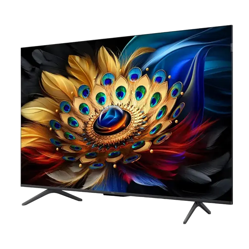 QLED SMART TV TCL 50C655 50" 4K UHD Google TV Negru [2]