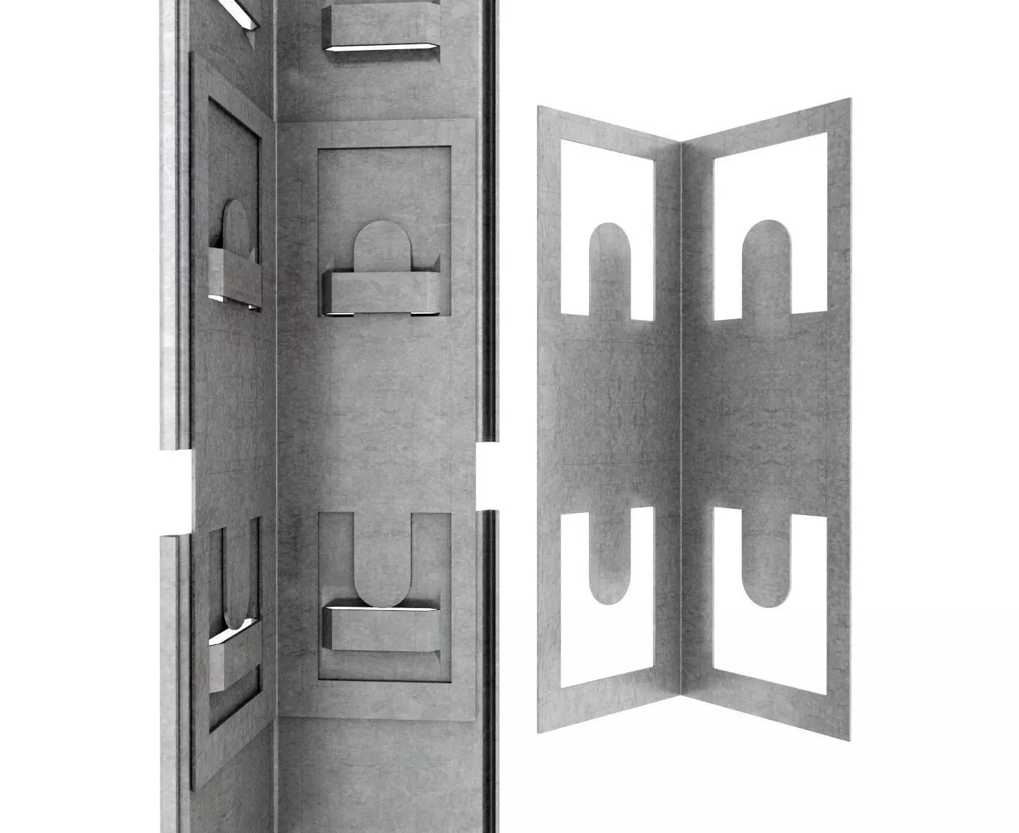 Raft metalic de depozitare Nex Budget 1600x800x400 mm – soluția ideală pentru organizare robustă [4]