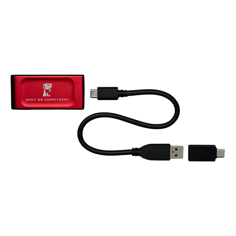 Внешний портативный SSD Kingston XS1000 BoC, 1 ТБ, Красный (SXS1000R/1000GA) [2]