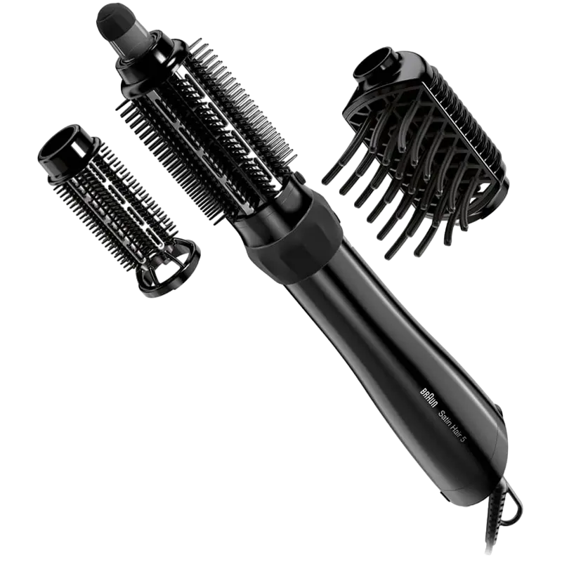 Uscător de păr-perie Braun Satin Hair 5 AS530, 1000W, Negru [3]