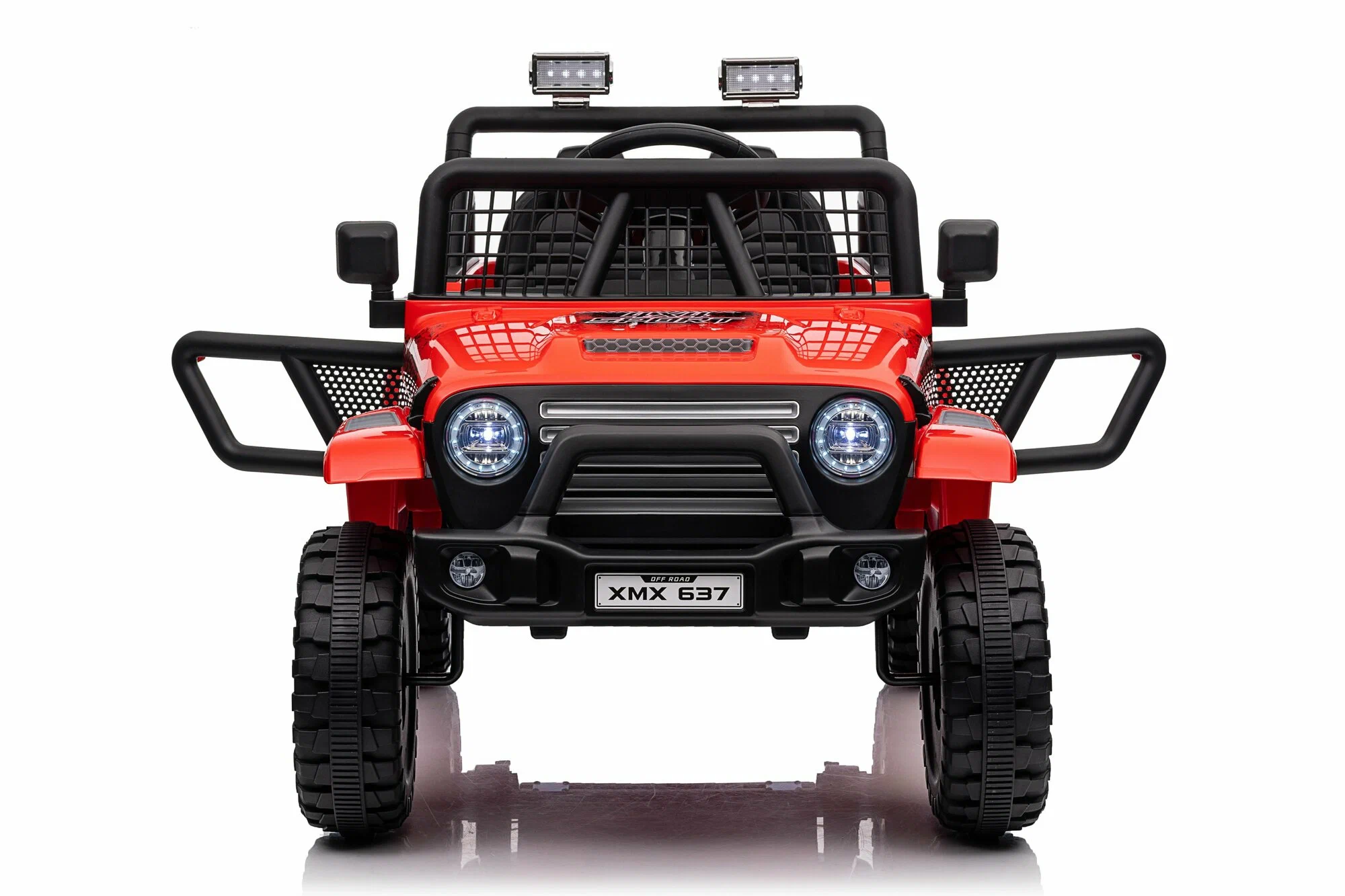 Детский электромобиль Jeep Rubicon MX637/2, Красный – стиль и мощь для юных водителей [18]