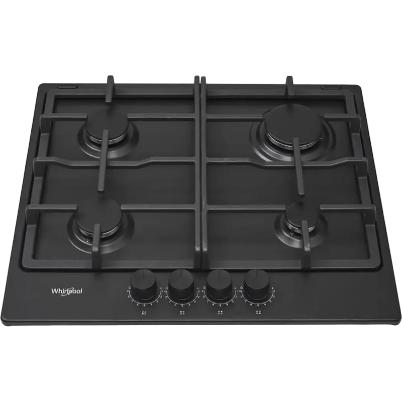 Встраиваемая Газовая Варочная Панель Whirlpool TGML 660 NB, Черная Эмаль с 9 Уровнями Мощности [2]