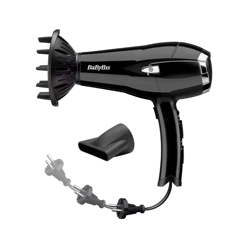 Uscător de păr BaByliss D374DE, 2000W, Negru [1]